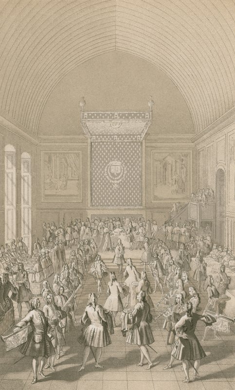 O banquete da coroação de French School