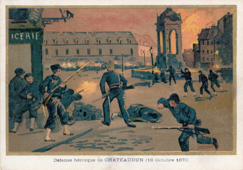A defesa de Chateaudun de French School