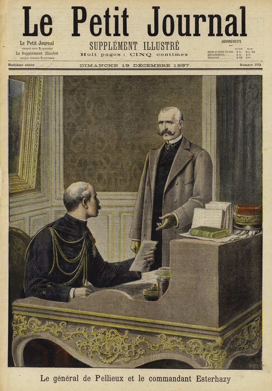 O caso Dreyfus, 1897 de French School
