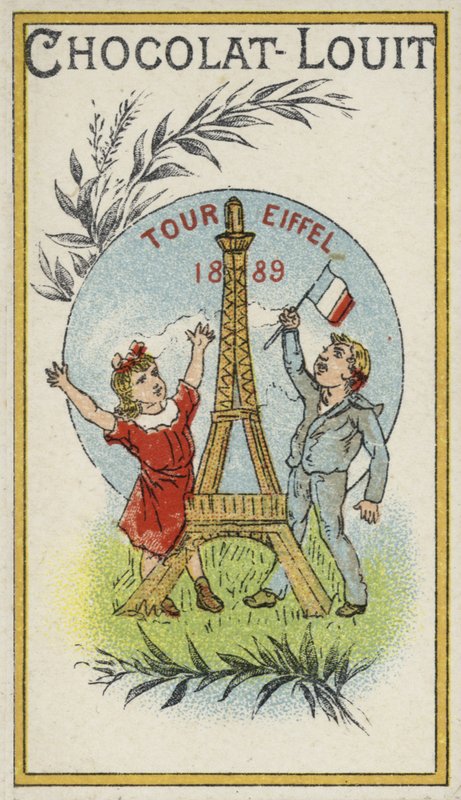 A Torre Eiffel, 1889 de French School