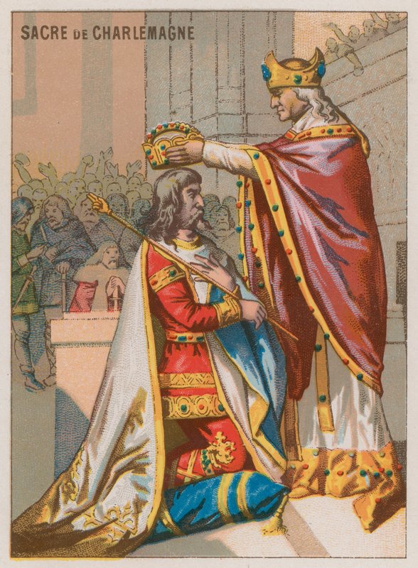 O imperador Carlos Magno de French School