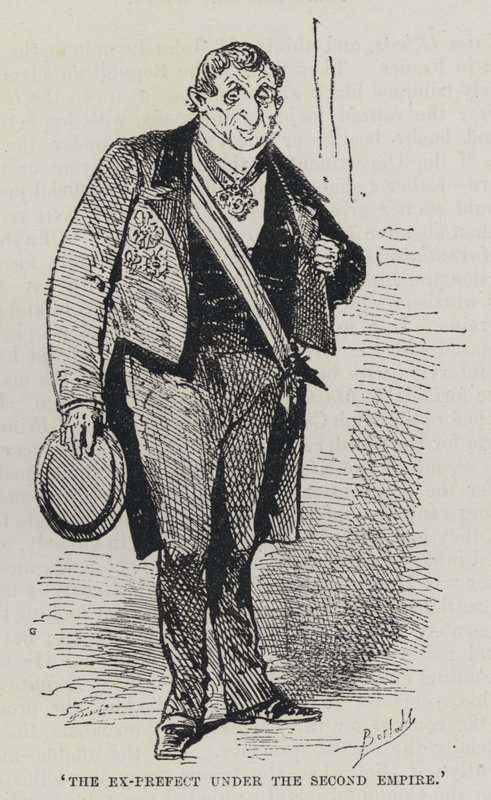 O Ex-Prefeito no Segundo Império" (gravura) de French School