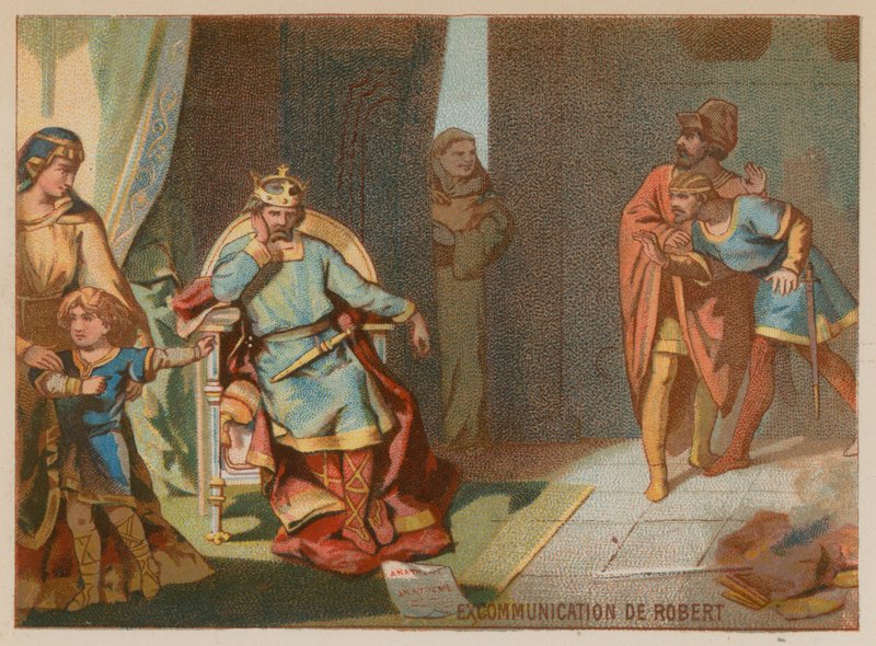 A excomunhão de Robert II de French School