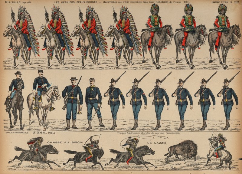 A Dança Fantasma, revolta dos Lakota Sioux de French School