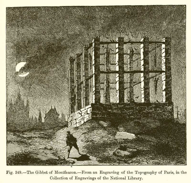 O Gibbet de Montfaucon de French School