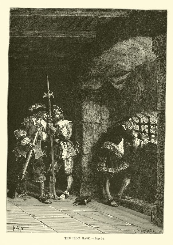 A máscara de ferro de French School