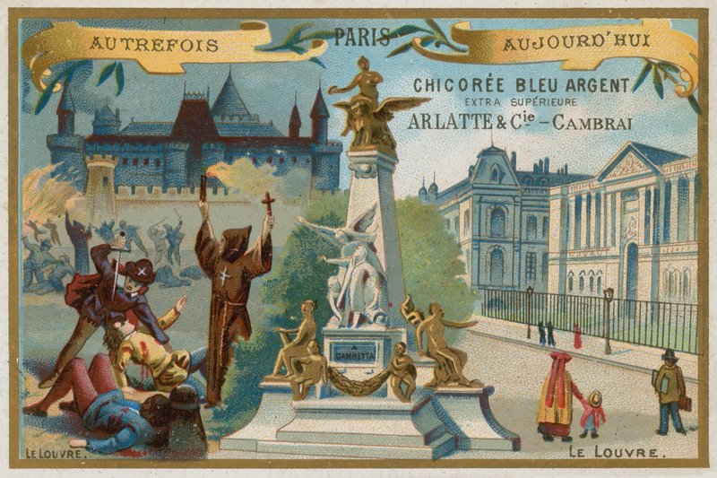 O louvre, paris de French School