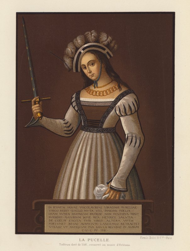 A Dama de Orleães de French School