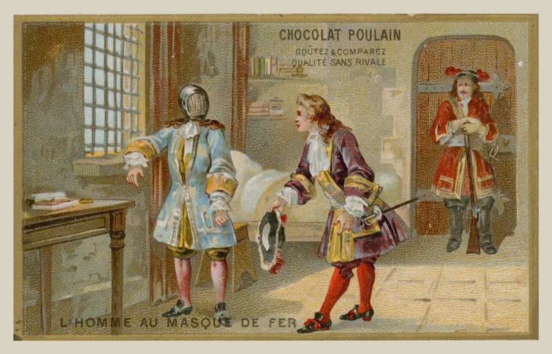 O homem da mascará de ferro de French School