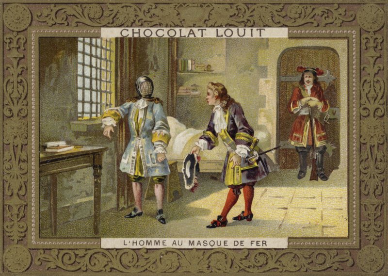 O homem da mascará de ferro de French School