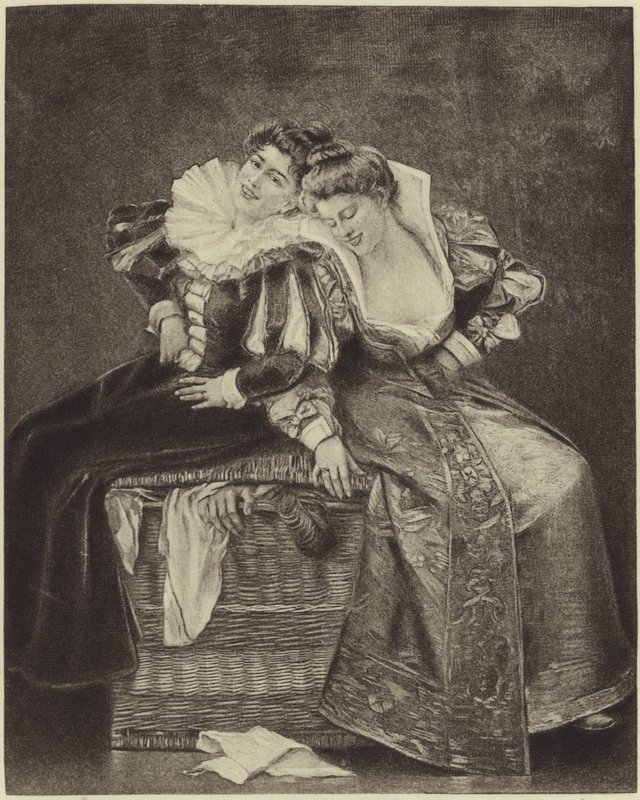 As esposas alegres de Windsor (photogravure) de French School