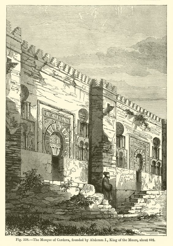 A Mesquita de Córdoba (gravura) de French School