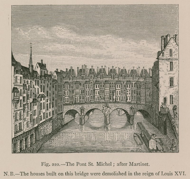 O Pont St. Michel; depois de Martinet de French School