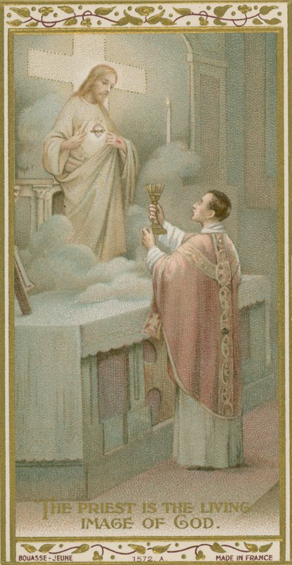 O sacerdote é a imagem viva de Deus de French School