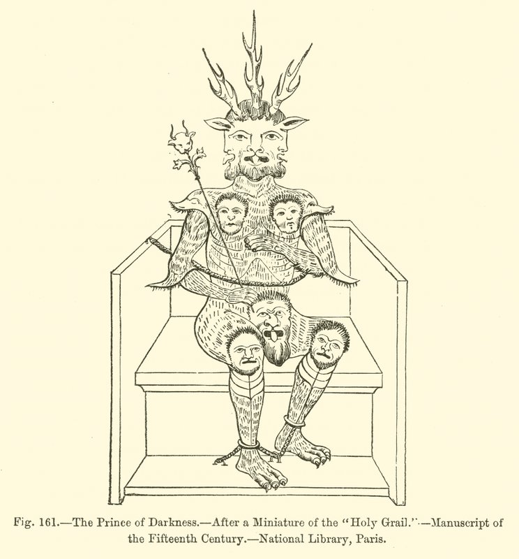 O Príncipe das Trevas (gravura) de French School