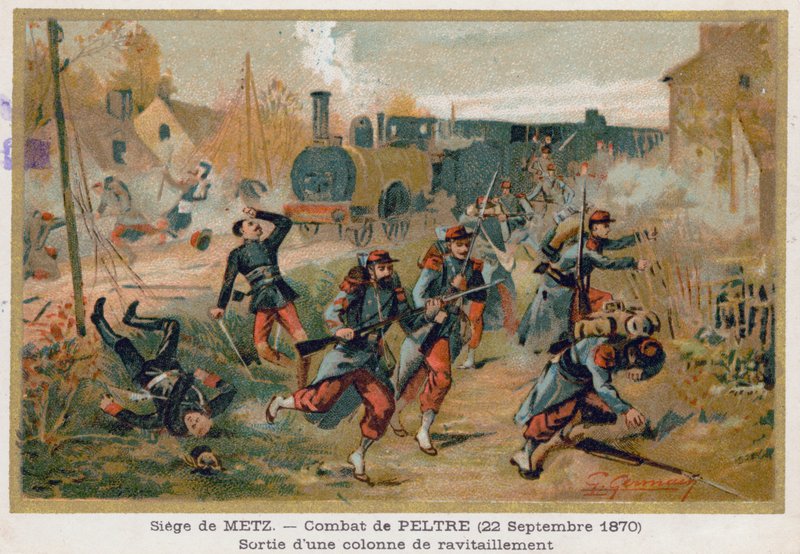 O cerco de Metz, Peltre de French School