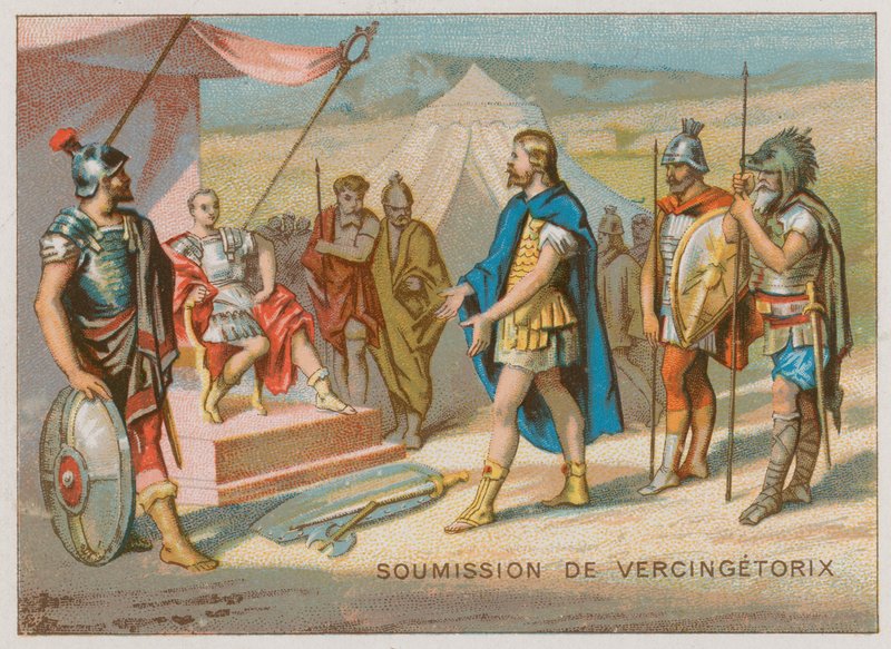 A submissão de Vercingetorix a César de French School