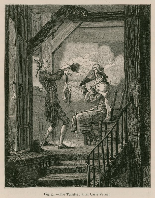 O Toilette; depois de Carle Vernet de French School