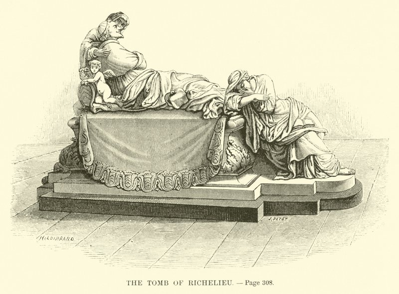 O túmulo de Richelieu de French School