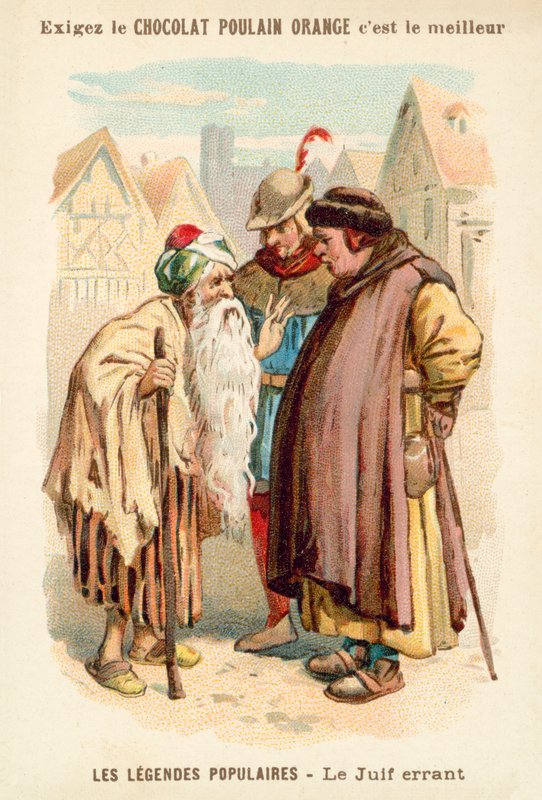 O Judeu Errante (chromolitho) de French School
