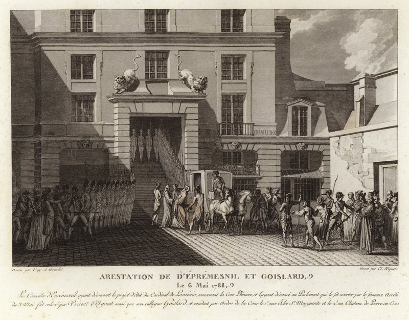 A prisão de Jean-Jacques Duval dEpremesnill de French School