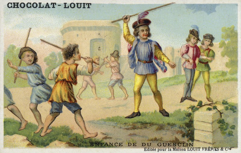 A infância de Bertrand du Guesclin de French School