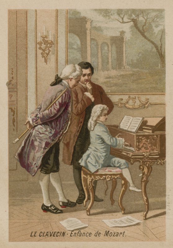 O clavicórdio: a infância de Mozart de French School
