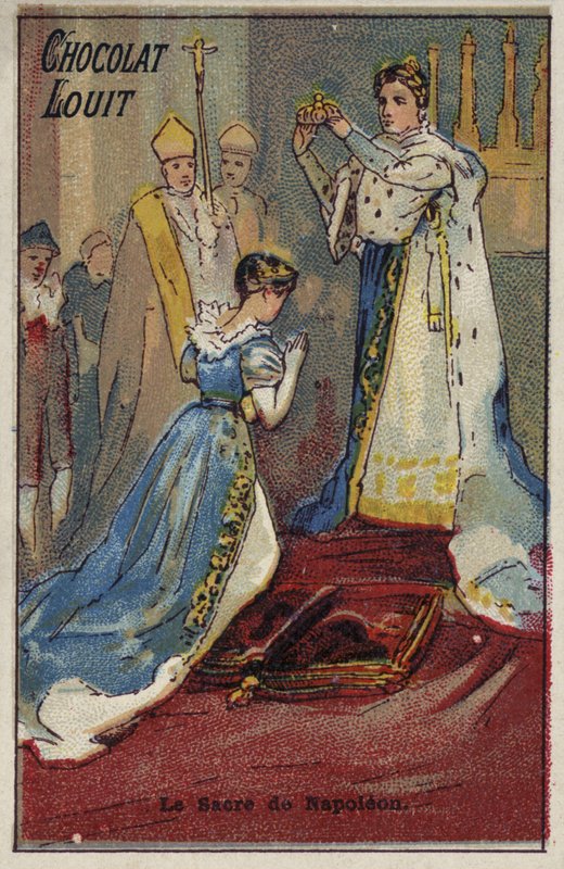 A coroação de Napoleão, 1804 de French School