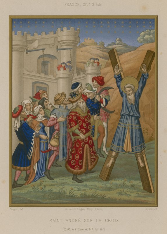 A crucificação de Santo André de French School