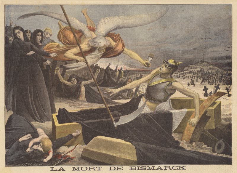 A morte de Bismarck de French School
