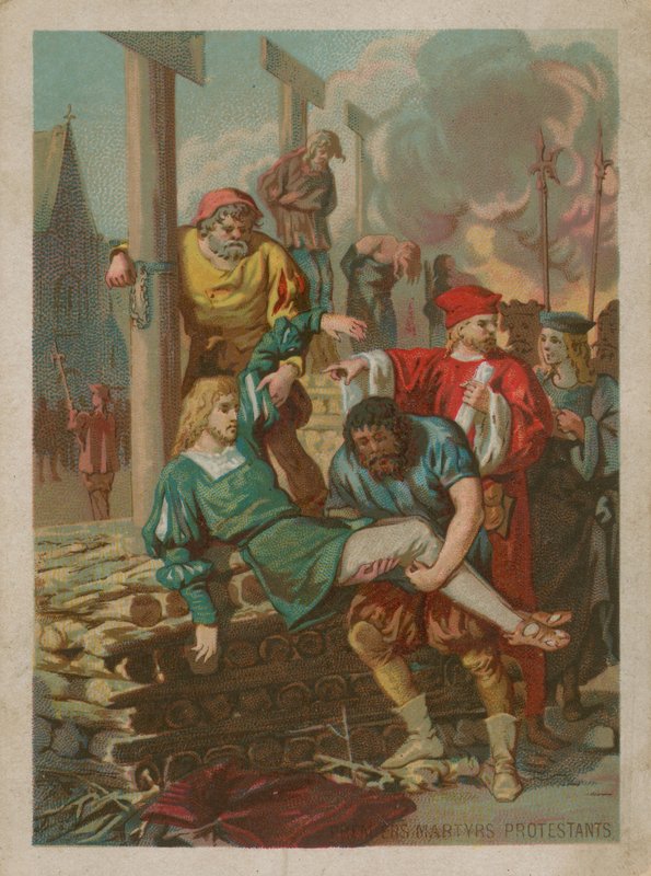 Os primeiros mártires protestantes de French School