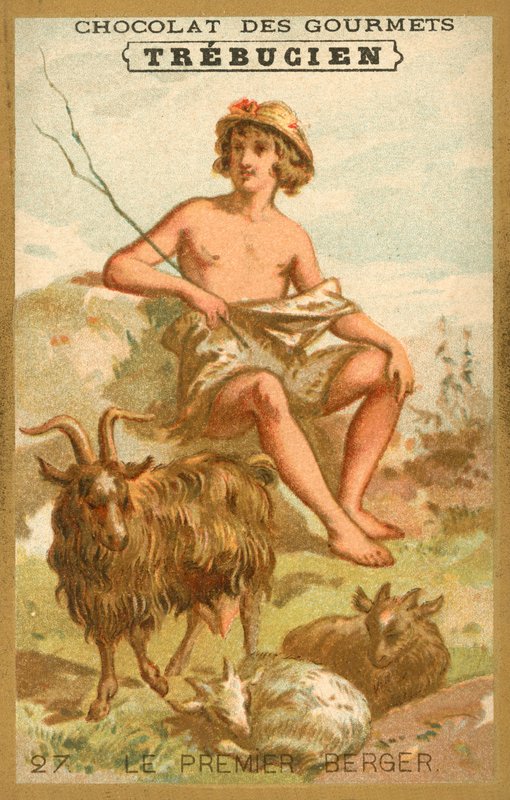 O primeiro pastor (chromolitho) de French School