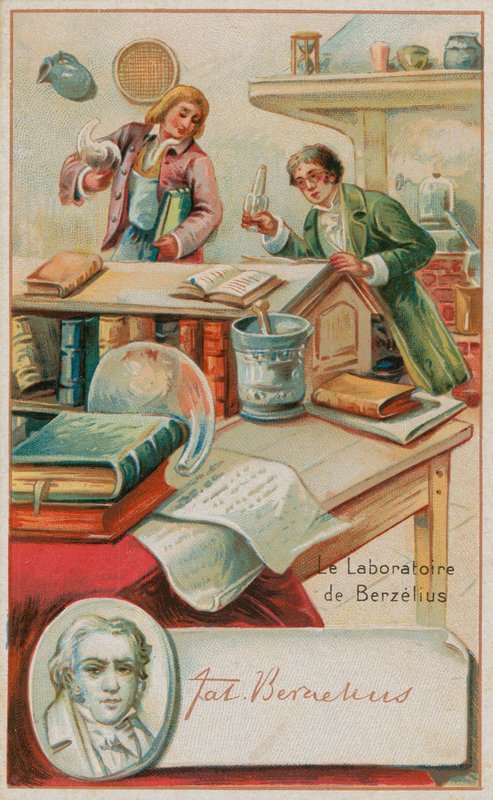O laboratório do químico suíço Jons Jacob Berzelius de French School