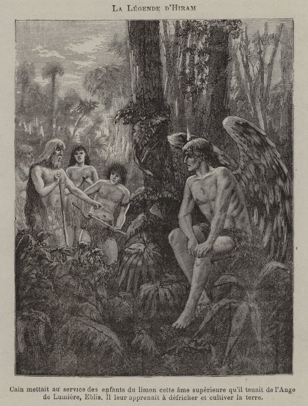A lenda do Hiram (gravura) de French School
