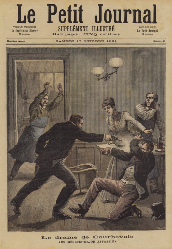 O assassinato em Courbevoie de French School
