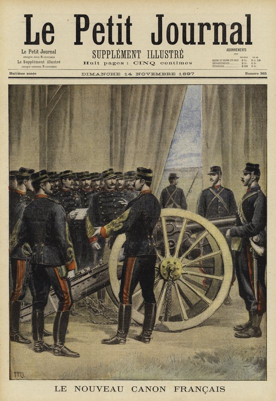O novo canhão francês, 1897 de French School