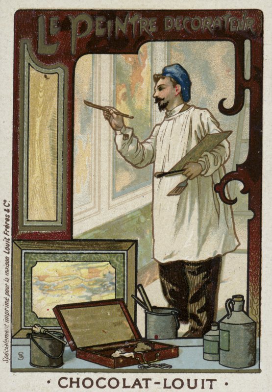O pintor e decorador de French School