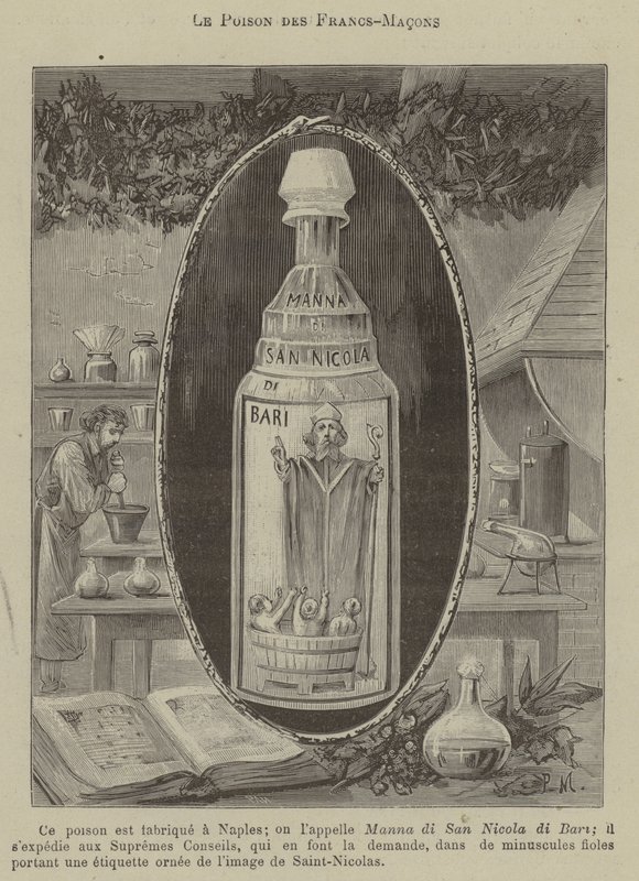 O veneno dos Maçons (gravura) de French School