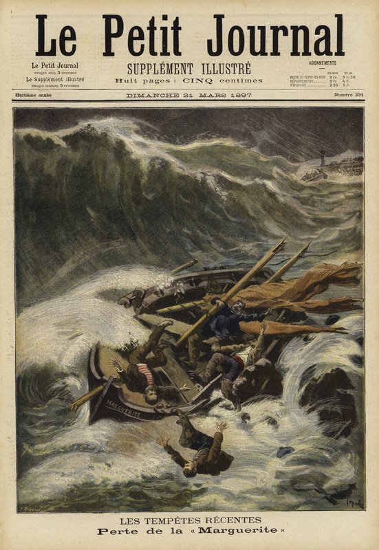 As recentes tempestades, França, 1897 de French School