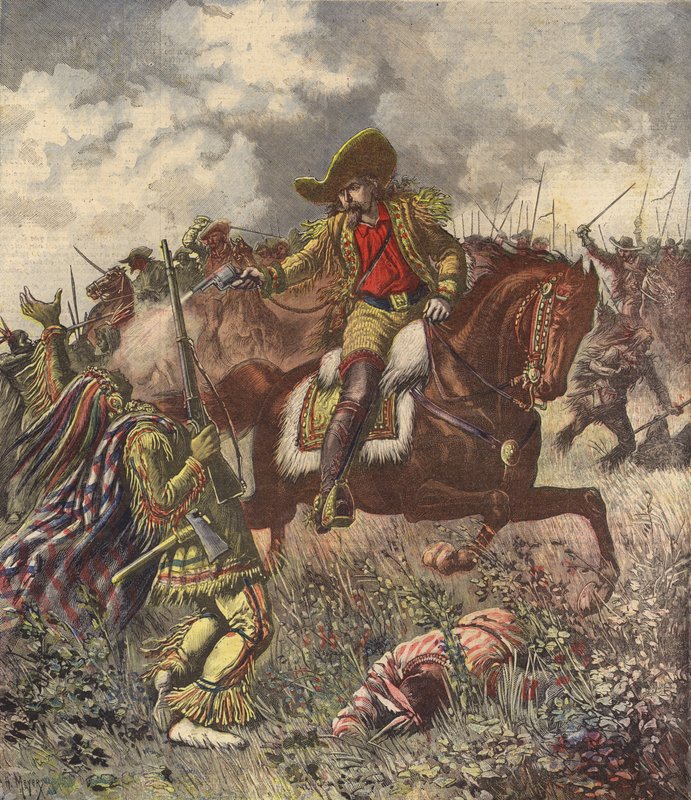 A revolta dos últimos índios vermelhos de French School