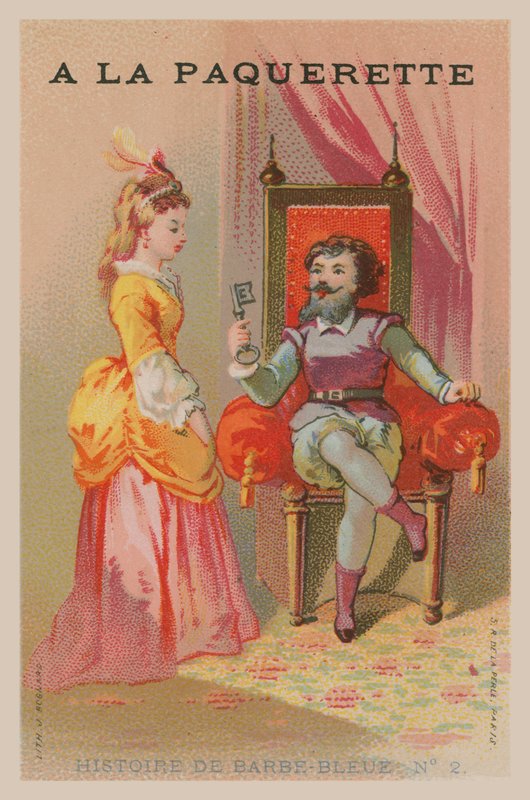 A história do Bluebeard de French School