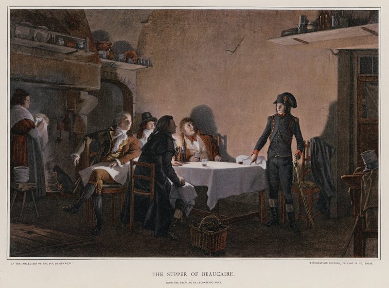 O jantar de Beaucaire de French School