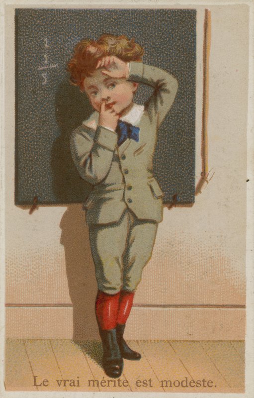 O verdadeiro mérito é a modéstia de French School
