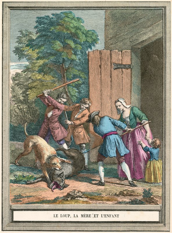 O lobo, a mãe e a criança de French School