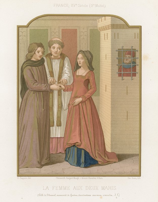 A mulher com dois maridos de French School