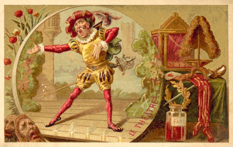Teatro (chromolitho) de French School