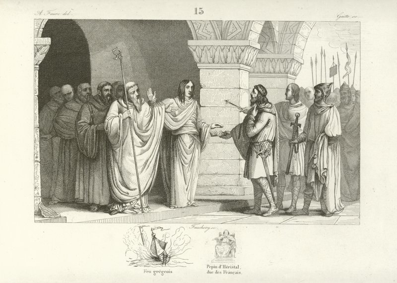 Theuderic III, rei dos francos de French School