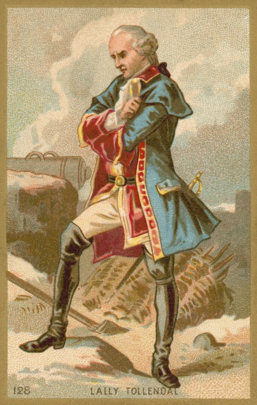 Thomas Arthur, conde de Lally, barão de Tollendal, general francês de French School