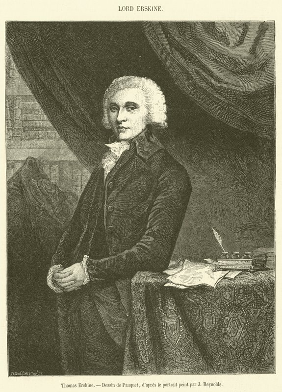 Thomas Erskine (gravura) de French School