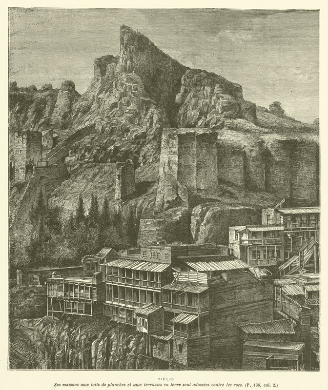 Tbilisi (gravura) de French School